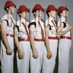 Devo at studio in Amsterdam.

[keywords]Posed[/keywords]